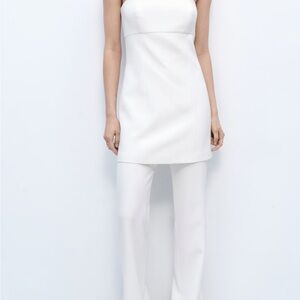 Mango Chic White Jumpsuit